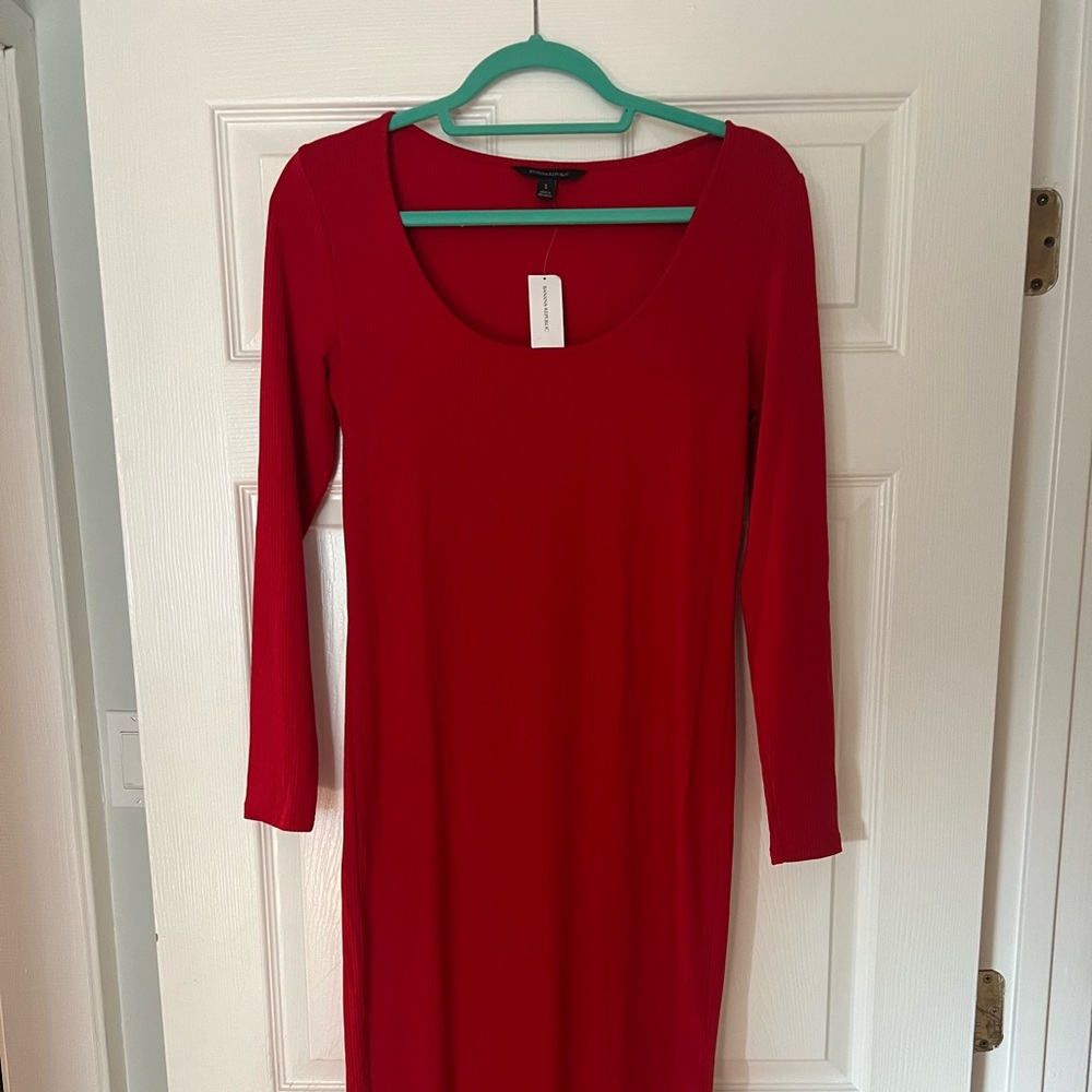 NWT Banana Republic red dress